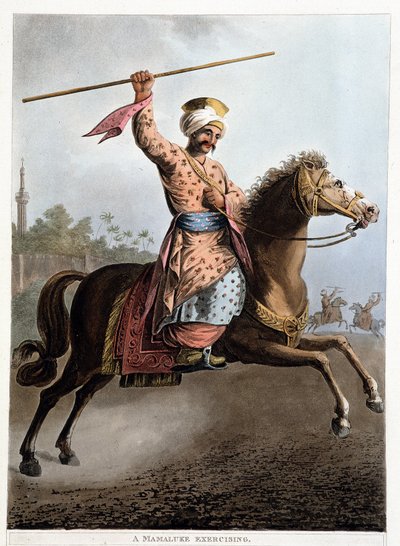 Atında Bir Memluk - “Mısır, Filistin ve Osmanlı İmparatorluğunun Diğer Bölgelerinde Görüşler””” by Unknown artist