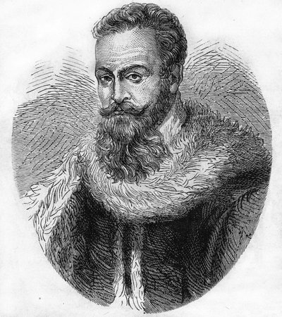 Achilles de Harlay (1536-1619), Paris Parlamentosu Başkanı. by Unknown artist
