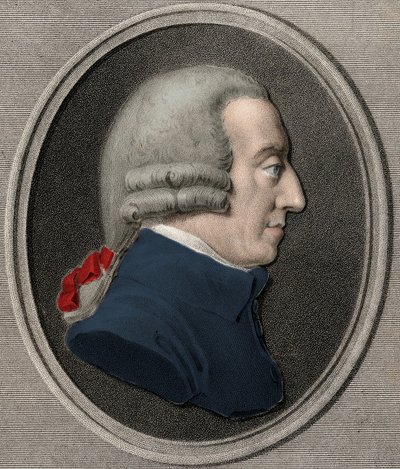 Adam Smith 1723-1790 - gravür - 19. yüzyıl by Unknown artist
