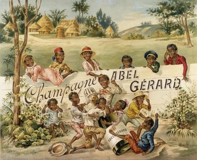 19. yüzyılın sonlarında Champagne Abel Gérard için reklam afişi by Unknown artist