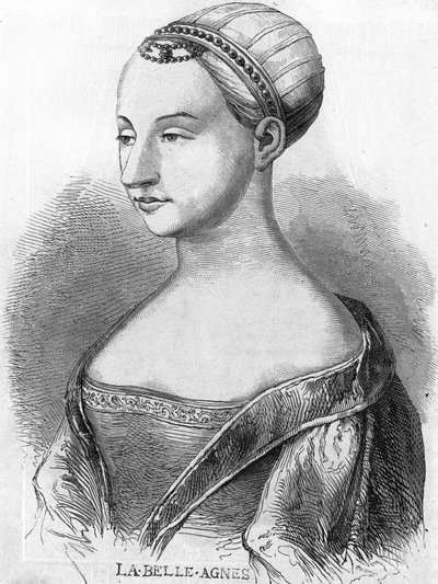 Agnes Sorel (1422-1450) (Beaute sur Marne Hanımı) (Beaute-sur-Marne), “La Belle Agnes” olarak bilinir, VII. Charles