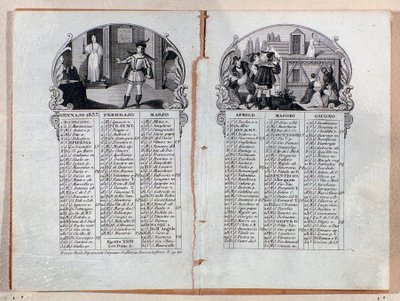 1837 yılının Almanak takvimi, Vincenzo Bellini
