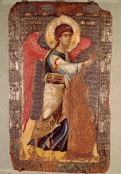 Müjde meleği (13.-14. yüzyılın simgesi) by Unknown artist