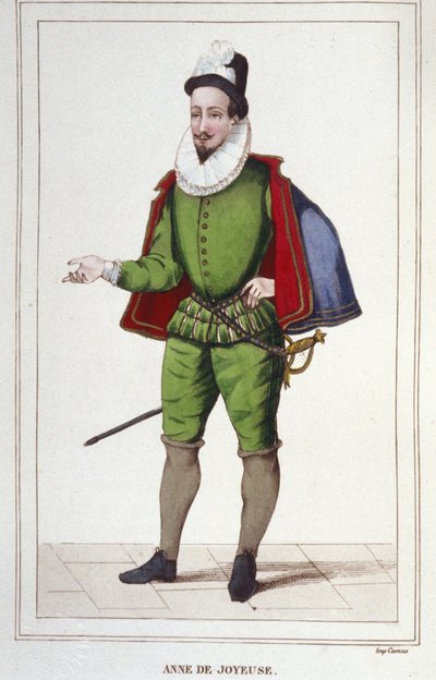 Anne de Batarnay, Baron d'Arques, Joyeuse Dükü, Anne de Joyeuse olarak bilinir (1561-1587). Fransa Amirali ve sevimli Henry III. by Unknown artist