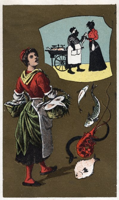 Anonim kromolitografi, 19. yüzyılın sonlarında. by Unknown artist