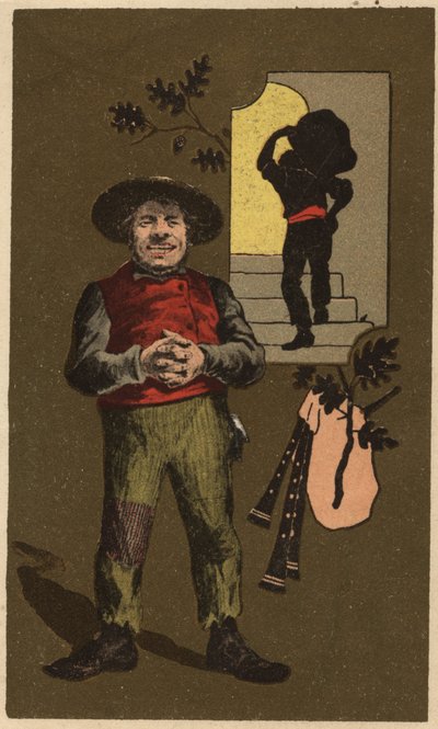 Anonim kromolitografi, 19. yüzyılın sonlarında. by Unknown artist