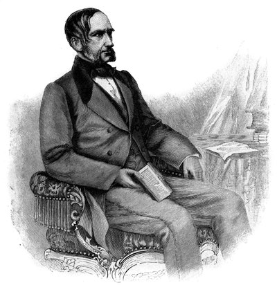 Anton von Schmerling, Avusturyalı politikacı - gravür - Anton von Schmerling