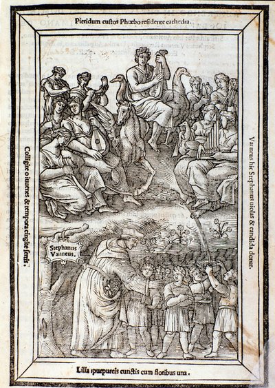 Apollon ve İlham Perileri. Recanetum de musica aurea