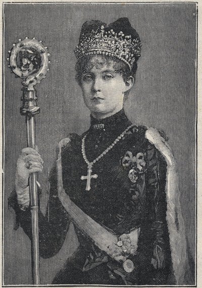 Avusturya arşidüşes Margarethe Klementine - Avusturya Margaret Clementine Marie 1870-1955 Avusturya arşidüşes - 1892 gravür by Unknown artist