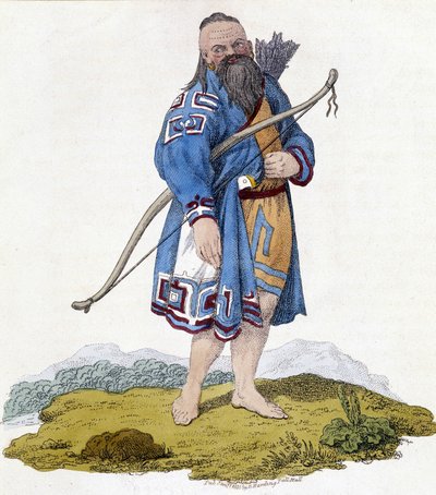 Rus nüfusunun okçusu. 1803