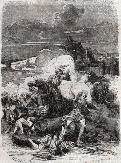 Astolphe, cinayet masasındaki kadınları kaçtırıyor - 1851 Ludovico Ariosto