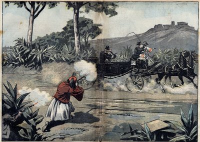 Yunanistan Kralı I. George ve kızına saldırı - 20 Şubat by Unknown artist