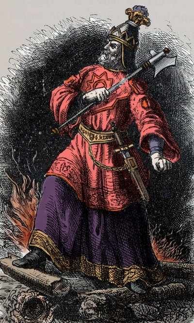 Atilla the Hun - Attila (395-453) Hunların Kralı by Unknown artist