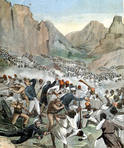 İtalya ile Etiyopya arasında Adoua Savaşı by Unknown artist