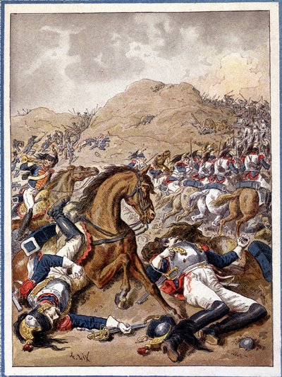 Moskova Muharebesi (ayrıca Borodino Muharebesi), 7 Eylül 1812. by Unknown Artist