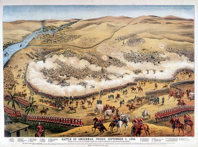 Omdurman Savaşı, 2 Eylül Cuma by Unknown artist