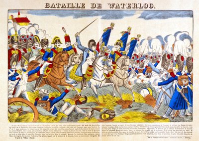 Waterloo Savaşı (1815). by Unknown artist