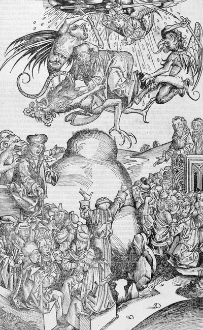 İnançlar ve Hurafeler. “” Nürnberg Günlükleri”nde by Unknown artist