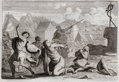 Royaumont İncili, Eski Ahit: Brasen Yılanı. Tanrı