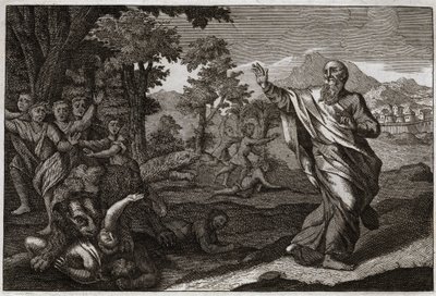 Royaumont İncili, Eski Ahit: Çocuklar ayıları yer. Elisha
