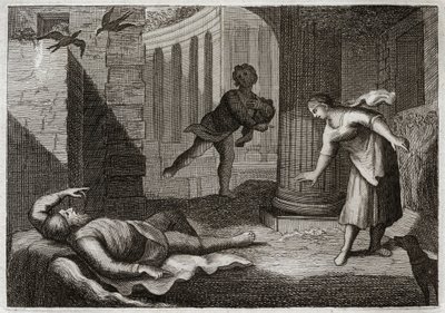 Royaumont İncili, Eski Ahit: Eski Tobie görüşünü kaybeder. Kutsal adam Tobie görüşünü kaybeder ve bu kötülüğe büyük bir sabırla katlanır. 1811