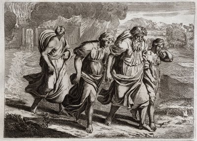 Royaumont İncili, Eski Ahit: Sodom brulee. Tanrı, Sodom