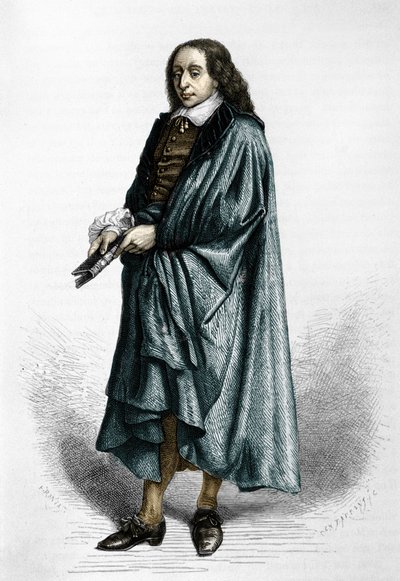 Blaise Pascal (1623-1662), Fransız matematikçi, fizikçi ve yazar. by Unknown artist