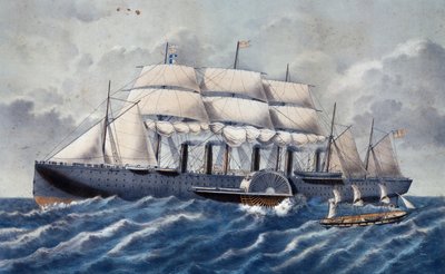 İngiliz vapur Great Eastern by Unknown artist