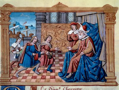 Kardeşler Nicolo ve Matteo Polo, genç Marco Polo