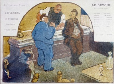 Café de Paris: çinko - çizim, 19. yüzyıl sonu, Carnavalet. by Unknown artist