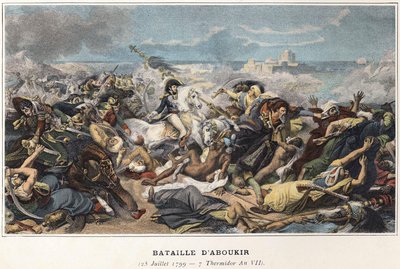Mısır Seferi (Seferi) (1798-1801): Joachim Murat (1767-1815) Aboukir Savaşı sırasında, 25 Temmuz by Unknown artist