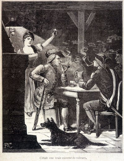 Bir meyhanede kartuş. by Unknown artist