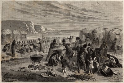 Kauda-yoli (cauda yoli), yıllık Türkmen dini bayramı, aileyi ve kuyruğa Allah