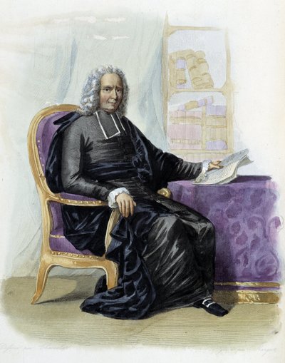 Charles Rollin (1661-1741), yazar ve tarihçi Ed. Mennechet, “” Le Plutarque francais”” by Unknown artist