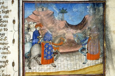 Charles VI. Minyatür (512, 452r): Toulouse Belediye Kütüphanesi