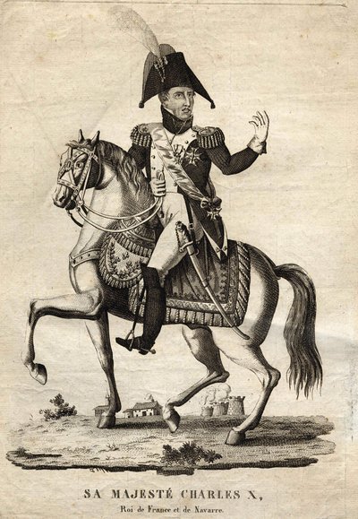 Charles X Fransa Kralı ve Navarre by Unknown artist