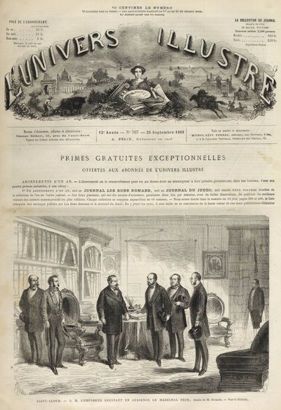 Chateau de Saint-Cloud Napoleon III, Juan Prim