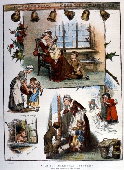 Noel Anıları, Gravür by Unknown artist