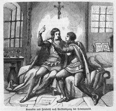 Swabialı Conradin ve Badenli Frederick, Napoli
