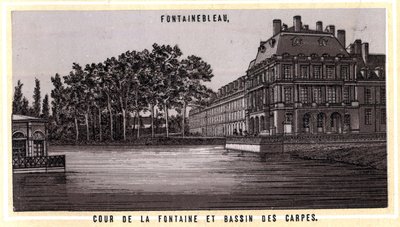 Çeşme avlusu ve Fontainebleau