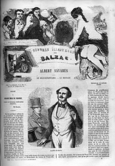 “” Albert Savarus “” romanı için kapak by Unknown artist