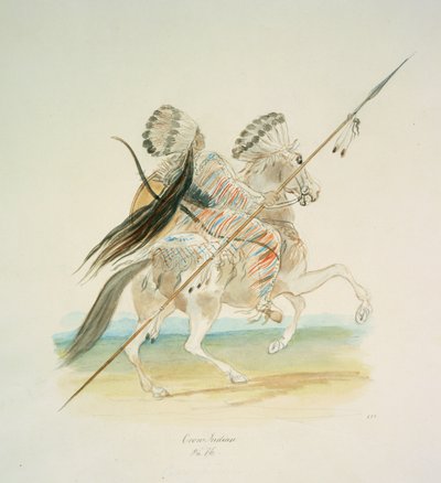 Crow Indian, 1843-50 dolayları (suluboya) by Unknown artist