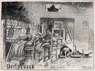 Devideuses - Atelier de Canut - Lyon