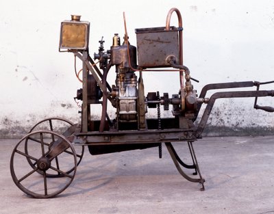 Dizel motor - Garage de Giverny koleksiyonu by Unknown artist