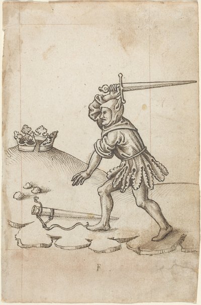 Tacı Kırmayın [fol. 43 recto], c.1512-1515 (serilmiş kağıt üzerine kalem ve siyah mürekkep) by Unknown Artist