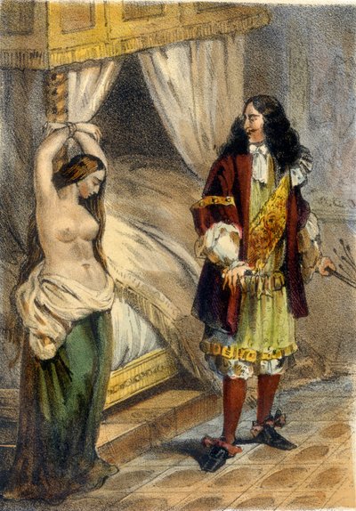 Donatien Alphonse Francois de Sade (1740-1814), daha çok Marquis de Sade olarak bilinir. 19. yüzyılın başından itibaren gravür. by Unknown artist