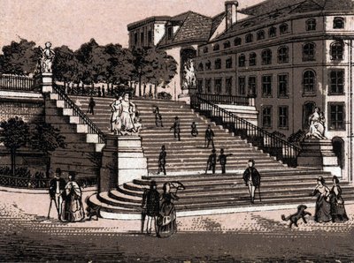 Dresden, Almanya: Bruhlsche Terrace