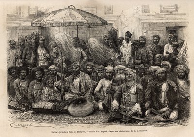 Dholepore (Rajasthan) krallığından Maharaja Rana