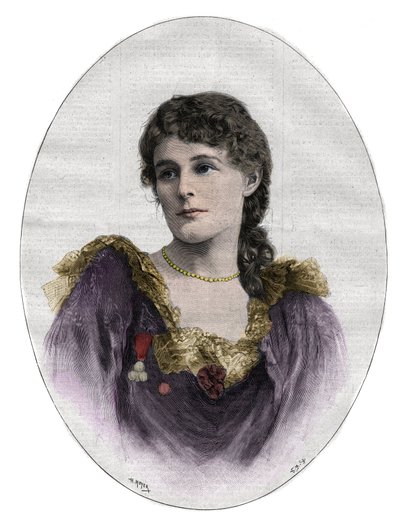Edith Maud Gonne (1866-1953), İrlanda Devrimcisi by Unknown artist
