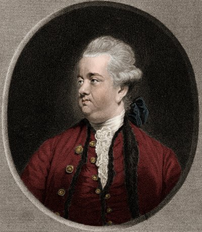 Edward Gibbon 1737-1794 - gravür - 19. yüzyıl by Unknown artist